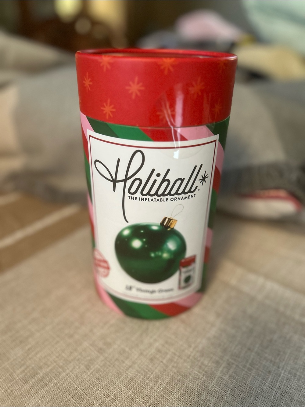 Holiball 18” Green Inflatable Ornament — NEW!